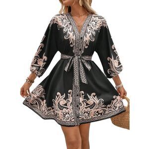 Vera Dolini Womens Mini Dress